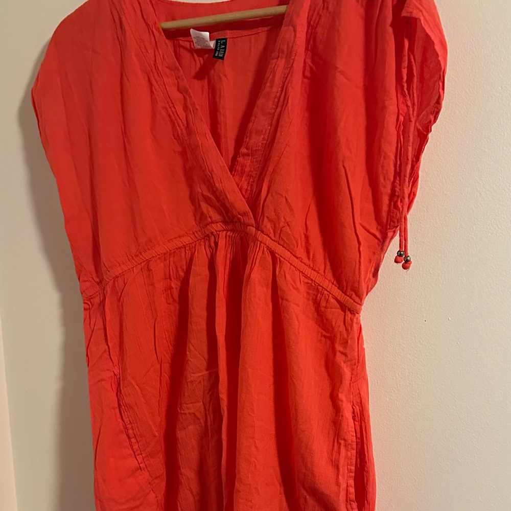Lauren Ralph Lauren Bold Orange Dress - Picture 3 of 4